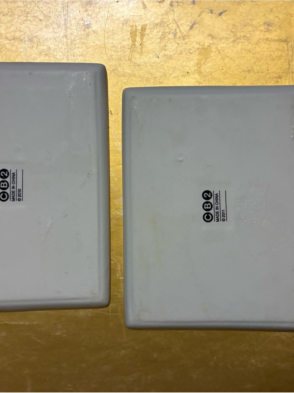 CB2 rectangle plates - Picture 3 of 5
